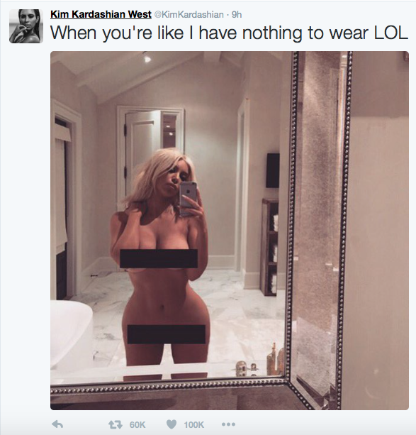 Kim K twitter