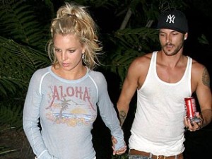 Britney Spears with second husband of 2004