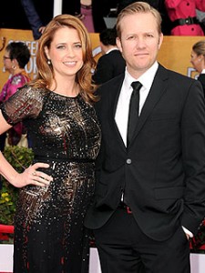 Jenna Fischer pregnant with baby number two. 