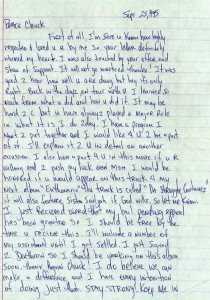 Letter from Tupac