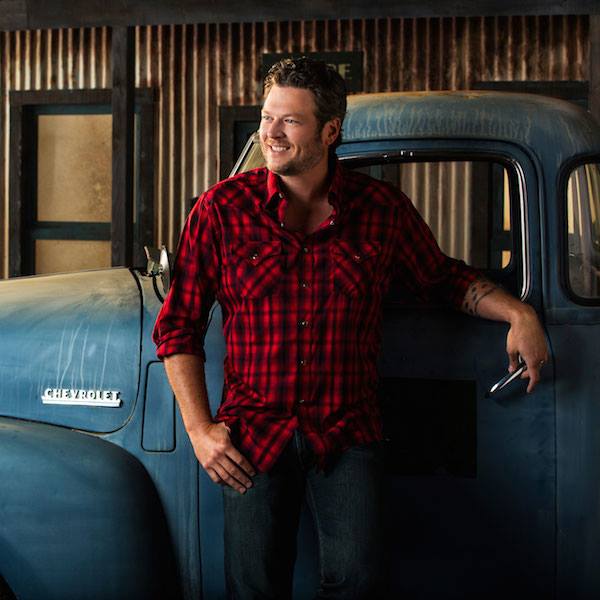 Blake Shelton and Truck