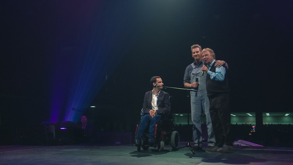 Bradley Walker with Rory feek and Bill Gaither