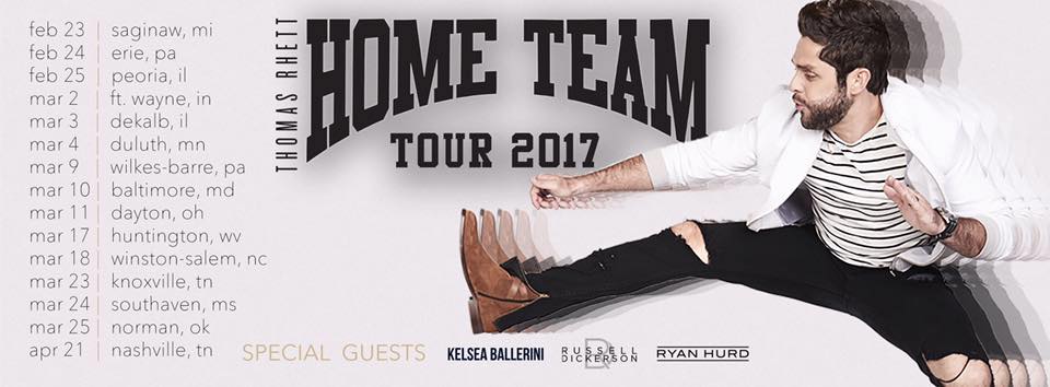 thomas rhett home team tour