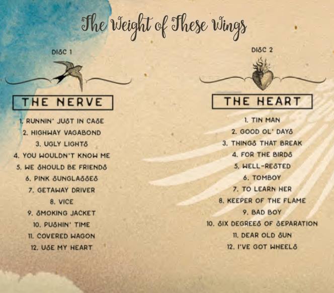 the weight of these wings track list