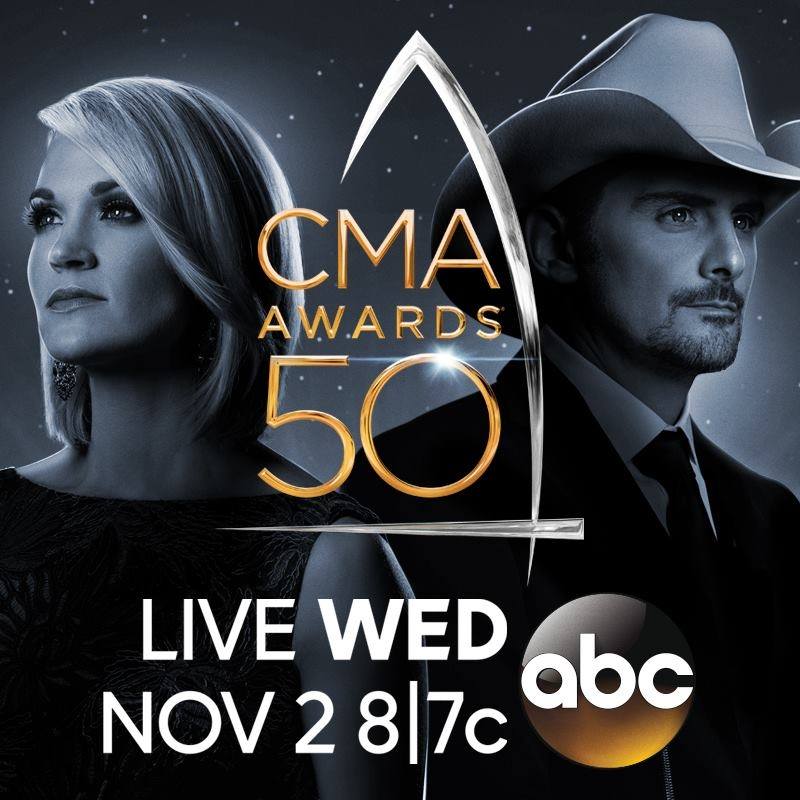 brad paisley carrie underwood cma awards 2016