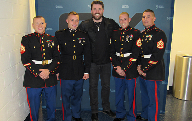 chris young toys for tots