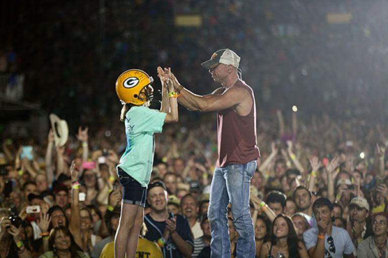 Lambeau Field Seating Chart For Kenny Chesney