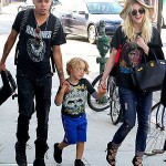 Ashlee Simpson steps out with son Bronx and new love, Evan Ross! Yep, Diana Ross' son!