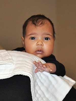 Meet North “Nori” West! Kanye shared this sweet family photo on the ‘Kris Jenner Show.’ She is beautiful!