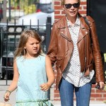 Michelle Williams celebrates her birthday with daughter Matilda who is now 7 1/2! Lovely ladies!