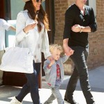 Robin Thicke enjoys some quality time with wife Paula Patton and adorable son Julian.