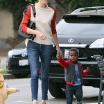 Okay, #1 Charlize Theron and her son Jackson are a fierce pair. So cute. #2 Charlize's new hair style is super sexy. Love, love, love...