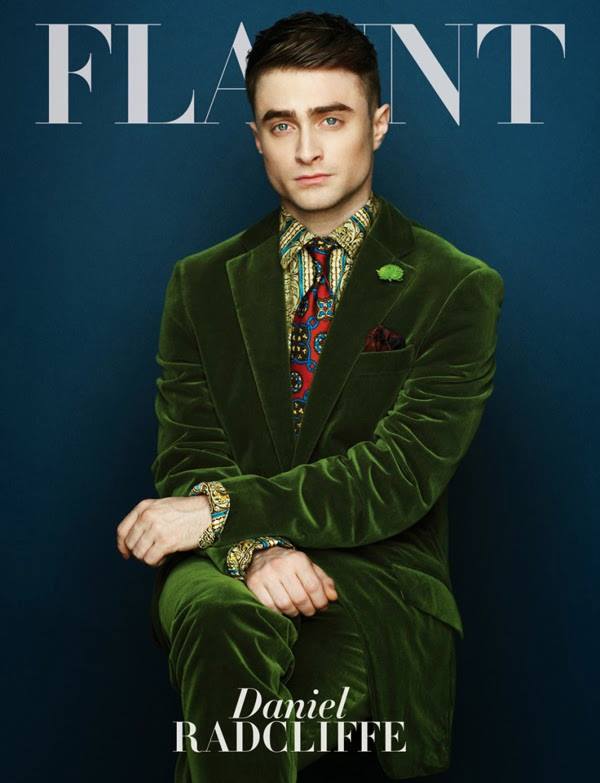 Daniel Radcliffe covers ‘Flaunt.’ He’s not a huge, towering guy, but he does have a really striking face. He will appear in the film, ‘Kill…