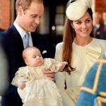 Little Prince George was christened in a intimate ceremony today. He wore the same gown as his proud father, Prince William. The tiny royal...