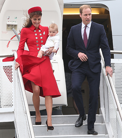 Royal Family Arrives in New Zealand for Three Week Tour