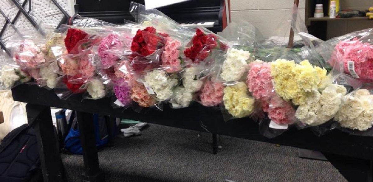 Boy Gives a Carnation to Every Girl at Utah High School