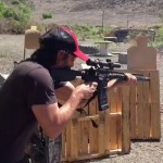 Keanu Reeves Gun Range Training for the movie 