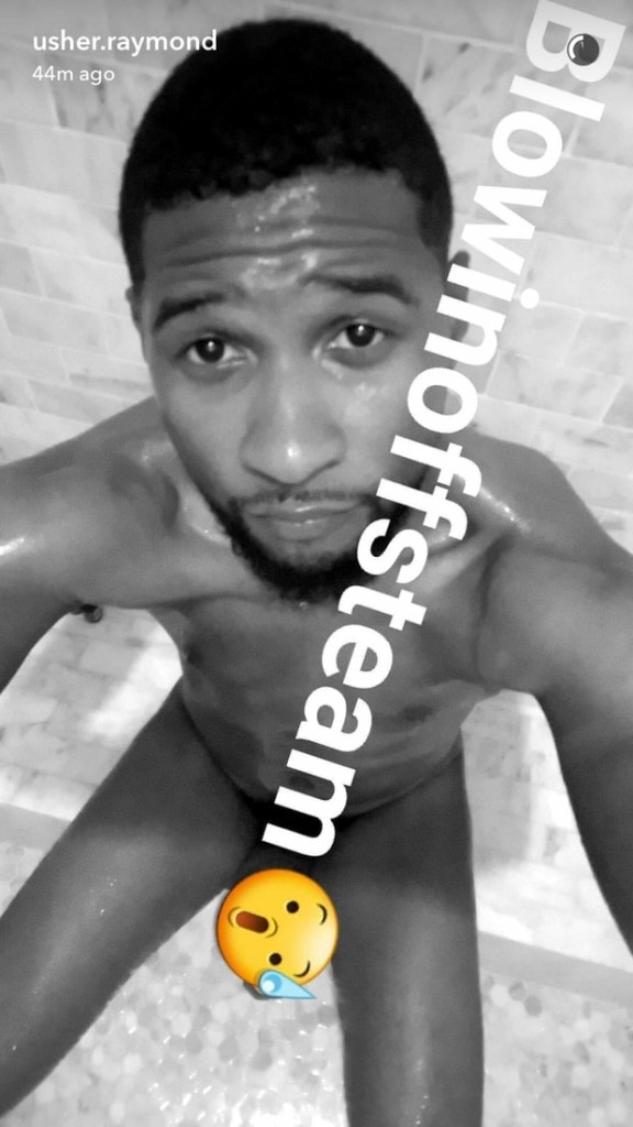 usher snapchat