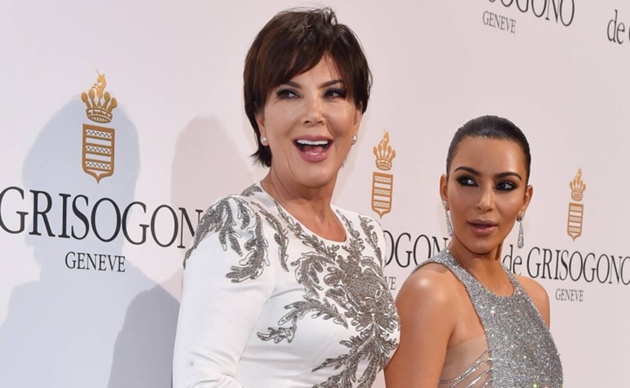 kris jenner with kim kardashian