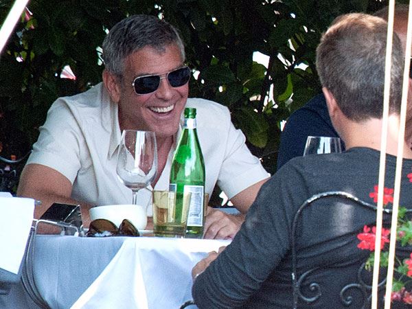 Fans, caption this picture of George Clooney in Italy!