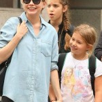 Michelle Williams has a #1 fan! Her daughter Matilda Ledger proudly wears a pink t-shirt showing her mother as Glinda the Good Witch. Sweet!...