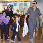 The Jolie-Pitt family is in Japan! Geez, little Knox is the perfect blend of Angie and Brad.