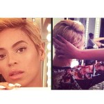 Queen Bey has clipped her lovely locks! Dang, she can rock any style! Fabulous!