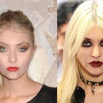 Actress Taylor Momsen turned up at NY's Fashion Week without a ton of eye makeup. What a crazy transformation...