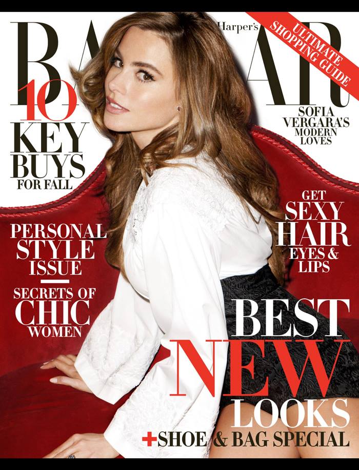 Sofia Vergara covers Harper’s Bazaar! Va-va-voom!