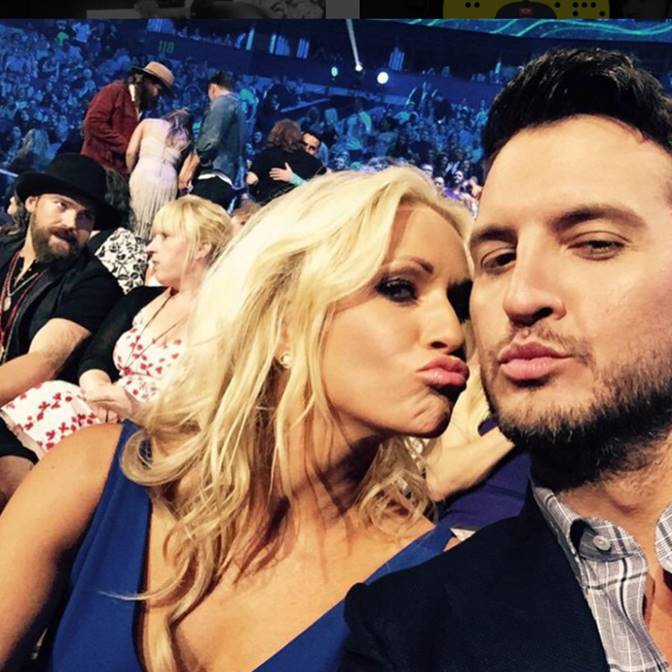 Luke Bryan and Wife Caroline Boyer