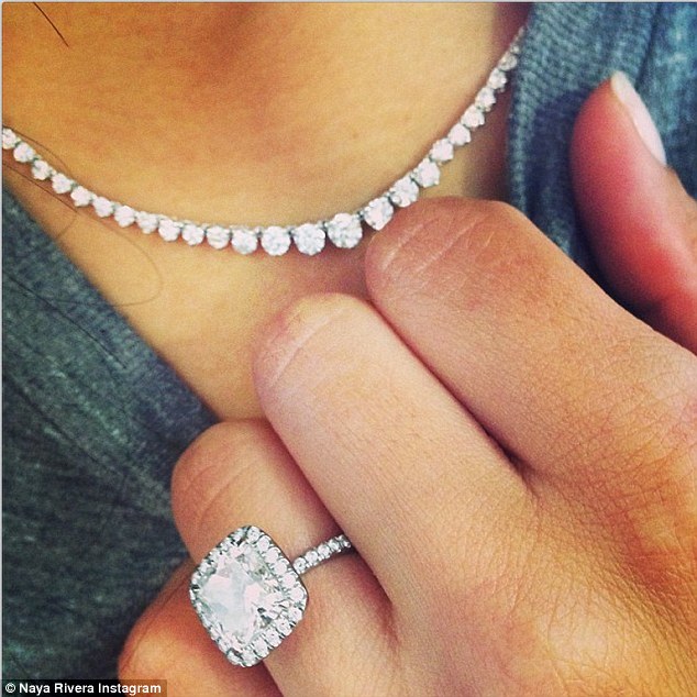 Naya Rivera receives BIG BLING from Big Sean!