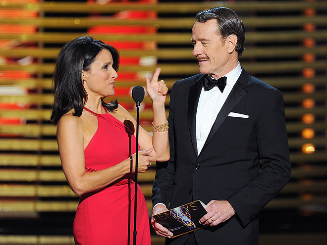 Bryan Cranston and Julia Louis-Dreyfus