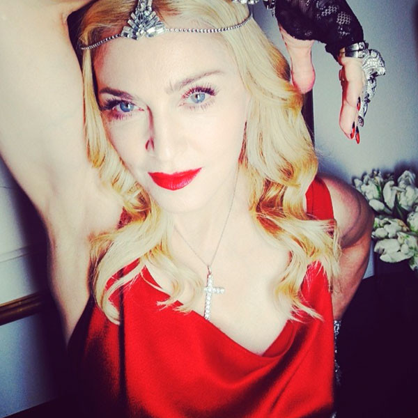 Madonna Shows Off Pit Hair and Tongue on Instagram