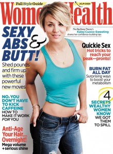 Kaley Cuoco Covers Women's Health Magazine