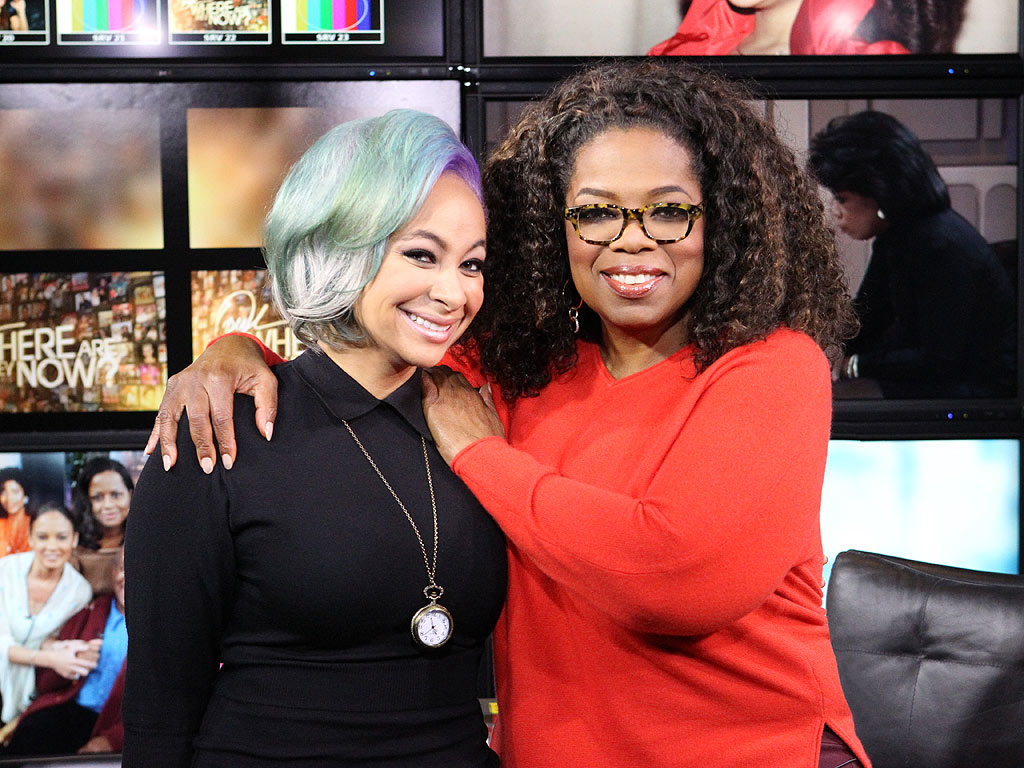 Raven-Symone and Oprah Winfrey