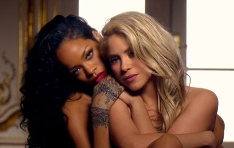 Shakira & Rihanna Burn Up ‘Can’t Remember to Forget You’