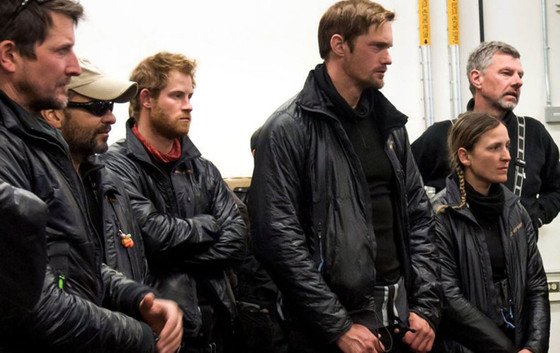 Alexander Skarsgard & Prince Harry in Antartica