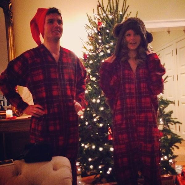 Plaid Pajamas Celebrity Christmas Style