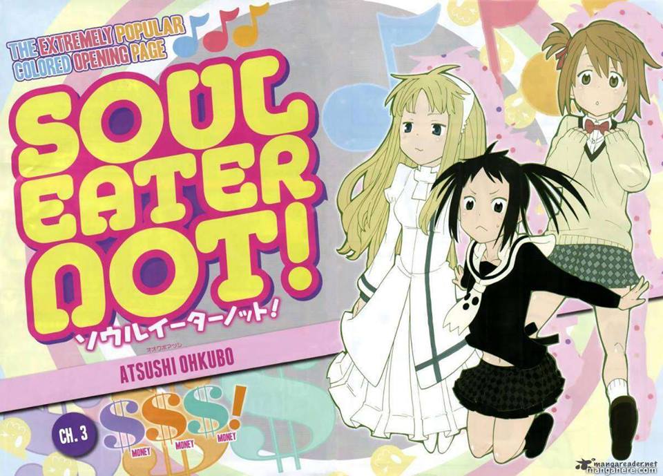 The spin off manga of Soul Eater, Soul Eater Not, is getting an anime adoption from Bones. Soul Eater Not follows three girls who are part