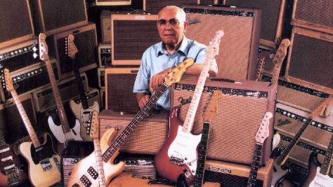 Leo Fender died on this day in 1991. Fender invented the Telecaster and Stratocaster, and pioneered mass production of solid body electric