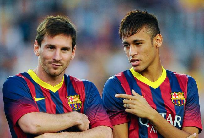 By pairing Brazilian superstar Neymar with longtime Barcelona hero ...