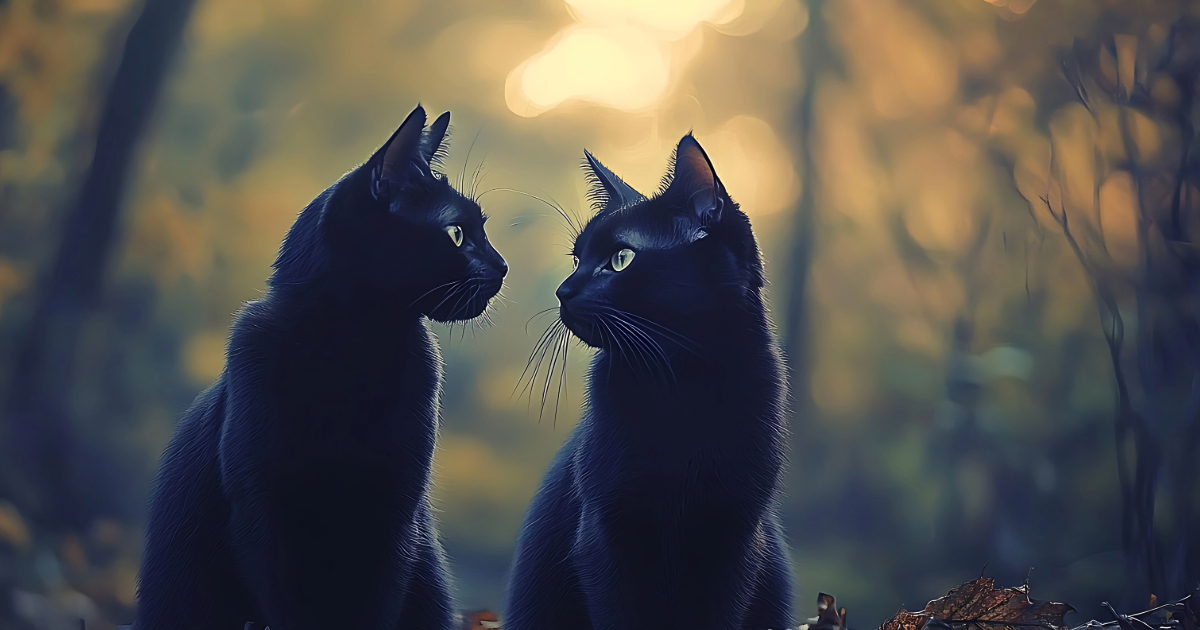 Two Black Cats