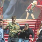 A Taylor Swift Fan Gets a Little Too Close for Comfort!  Check out the video and photos