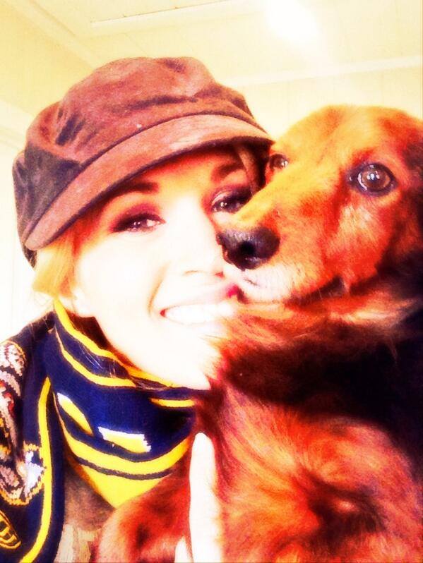 How sweet! Carrie Underwood recently volunteered her time at an animal shelter, read more here: