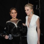 Just when you thought Jennifer Lawrence couldn't be more adorably candid, she and Taylor Swift had a spontaneous personal moment on the red