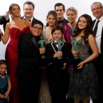 Modern Family wins Screen Actors Guild Award for ensemble for a comedy series Sunday night. Beating 30 Rock, The Big Bang Theory, Glee,