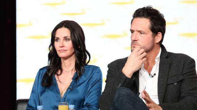 “You will not see one scene that I don’t show my boobs,” says Courteney, as they promote the premiere of Cougar Town Season 4. She says