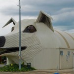 Here's a strange one for your Saturday! In the small town of Tirau, New Zealand, there is a GIANT dog-shaped building! Check it OUT!