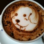 Dog Latte Art