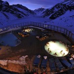 What's better than a day of skiing? The evening soak at these spectacular resort pools and tubs